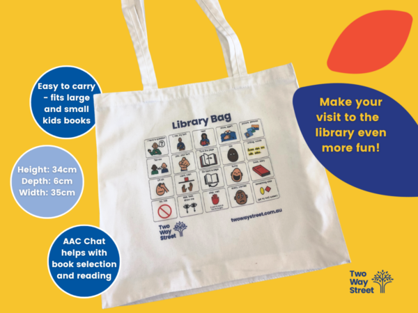AAC Chat Library Bag