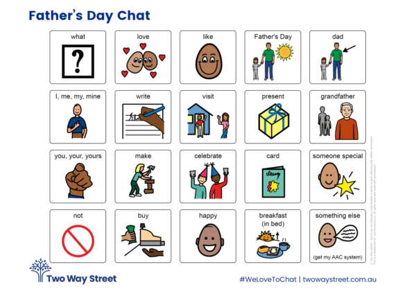 Free Father's Day Aided Language Display (ALD)