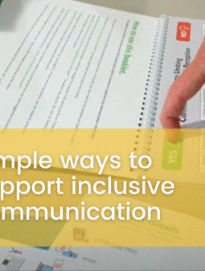 Blog article image for simple ways to support inclusive communication in your organisation