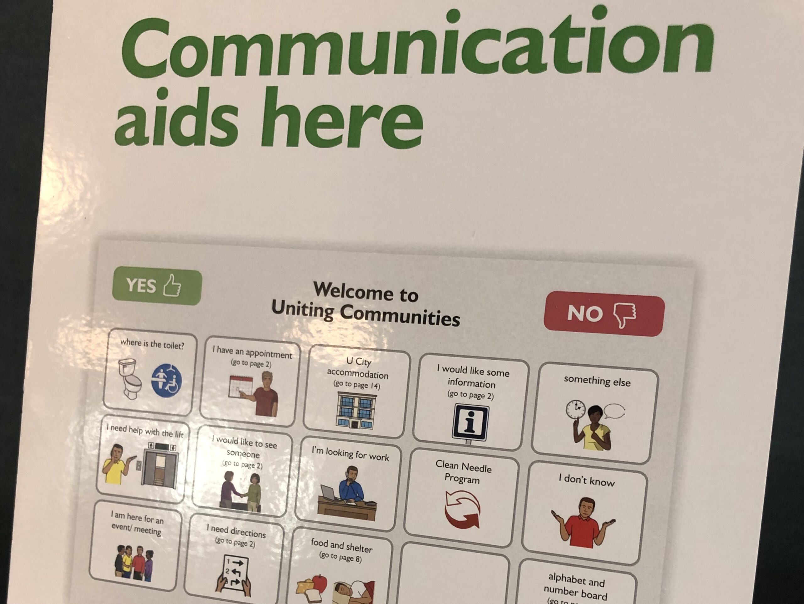 Communication aids, Communication Access