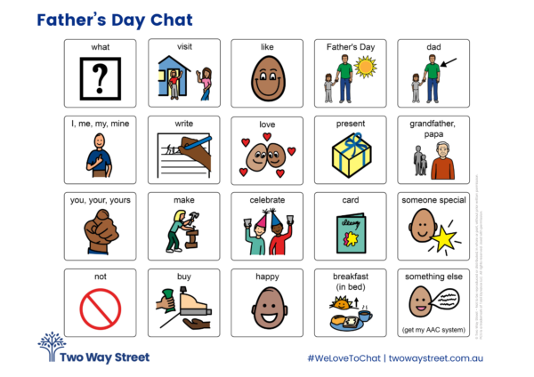 FREE Father's Day Aided Language Display (ALD)