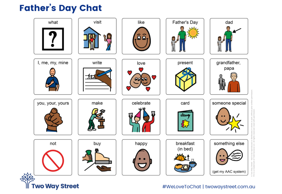 FREE Father's Day Aided Language Display (ALD)