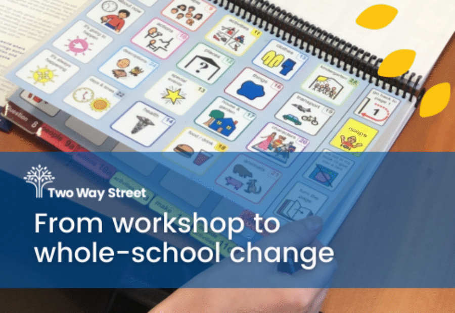 Blog article from workshop to whole-school change: a journey towards inclusive communication
